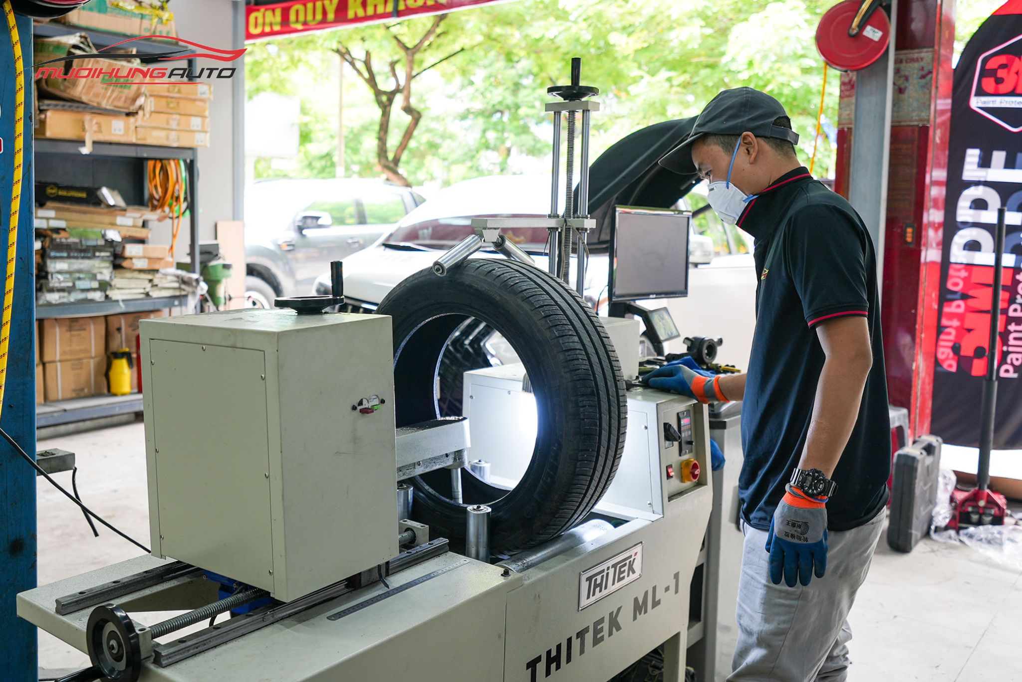 Kỹ thuật xử lý lốp trước khi tráng