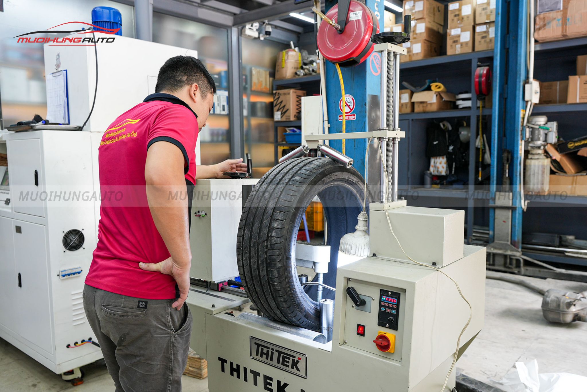 Kỹ thuật xử lý lốp trước khi tráng