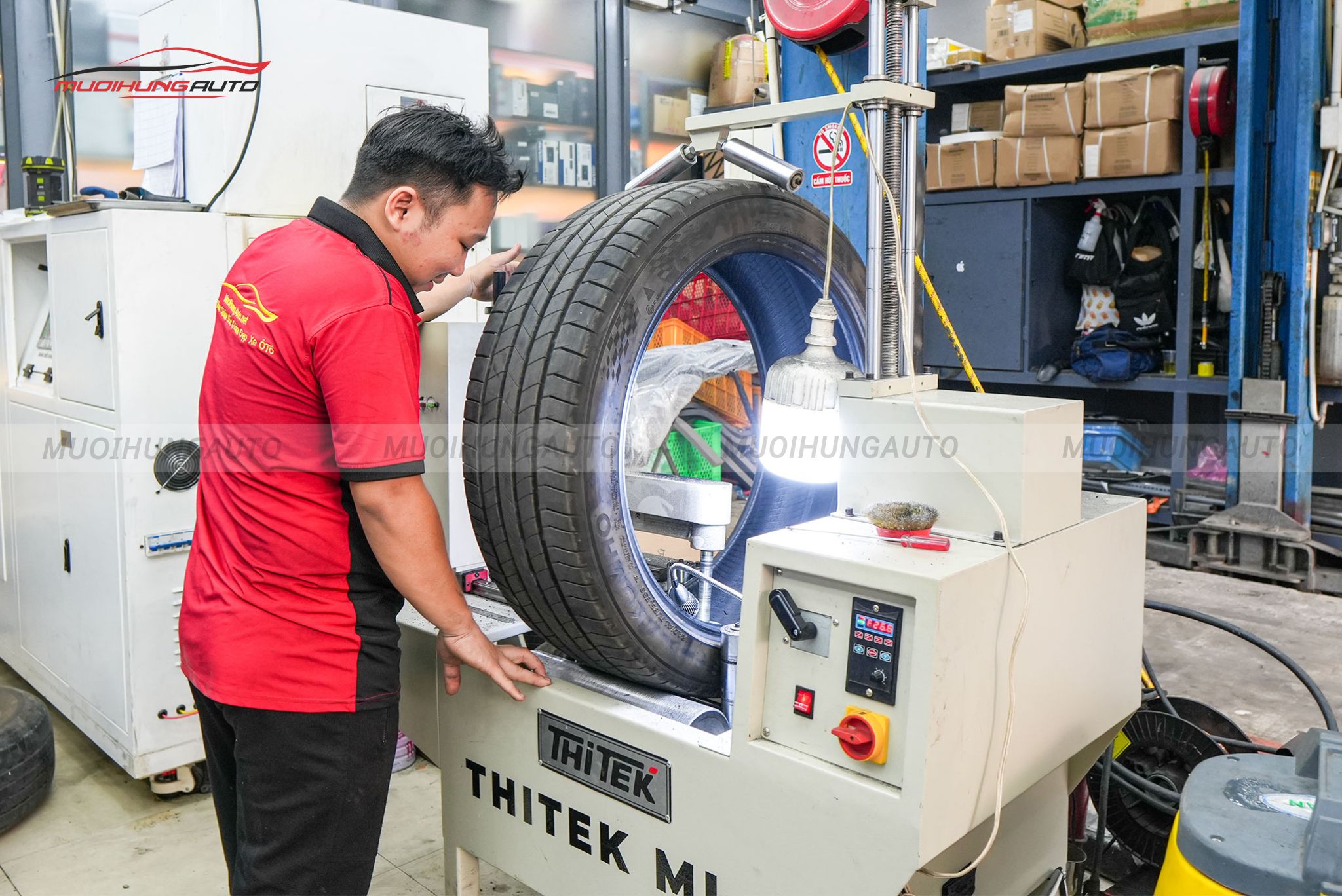 Kỹ thuật xử lý lốp trước khi tráng