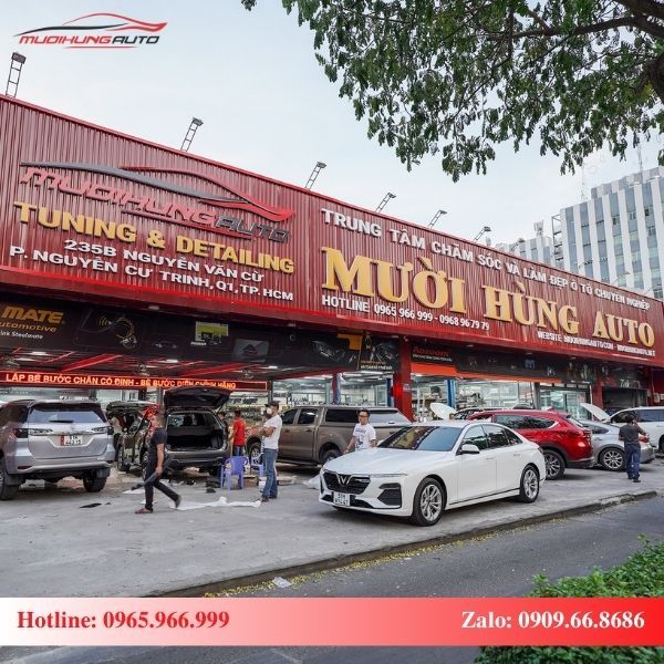 Lắp Android Box Zestech DX165 chính hãng tại Mười Hùng Auto