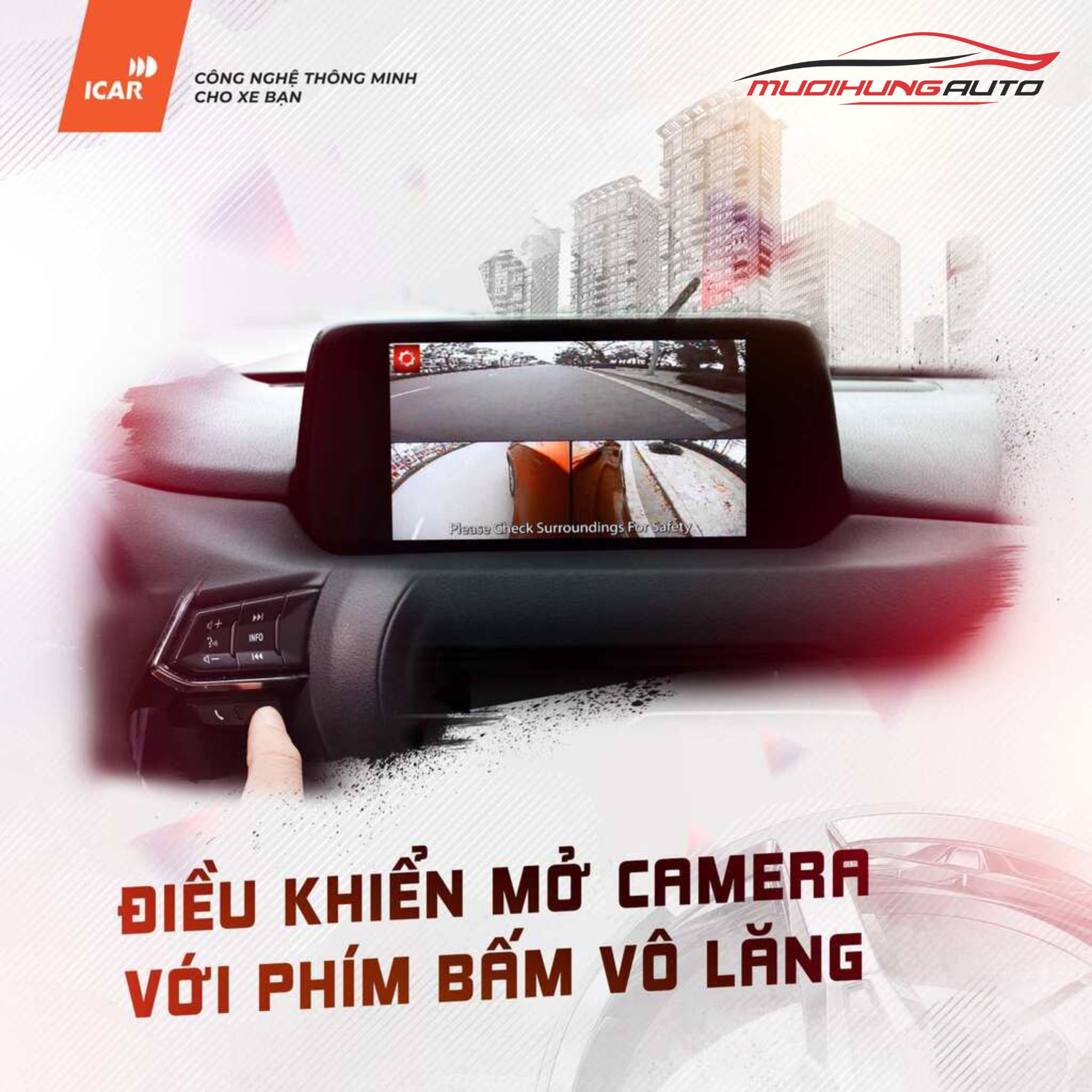 Lắp camera 3 mắt ICAR Elliview Y5 Premium