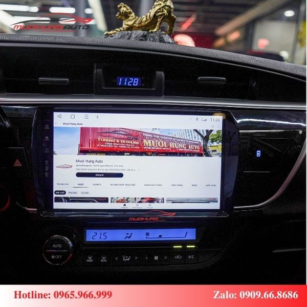Lắp màn hình android xe Toyota Altis chính hãng ở đâu tại TPHCM?