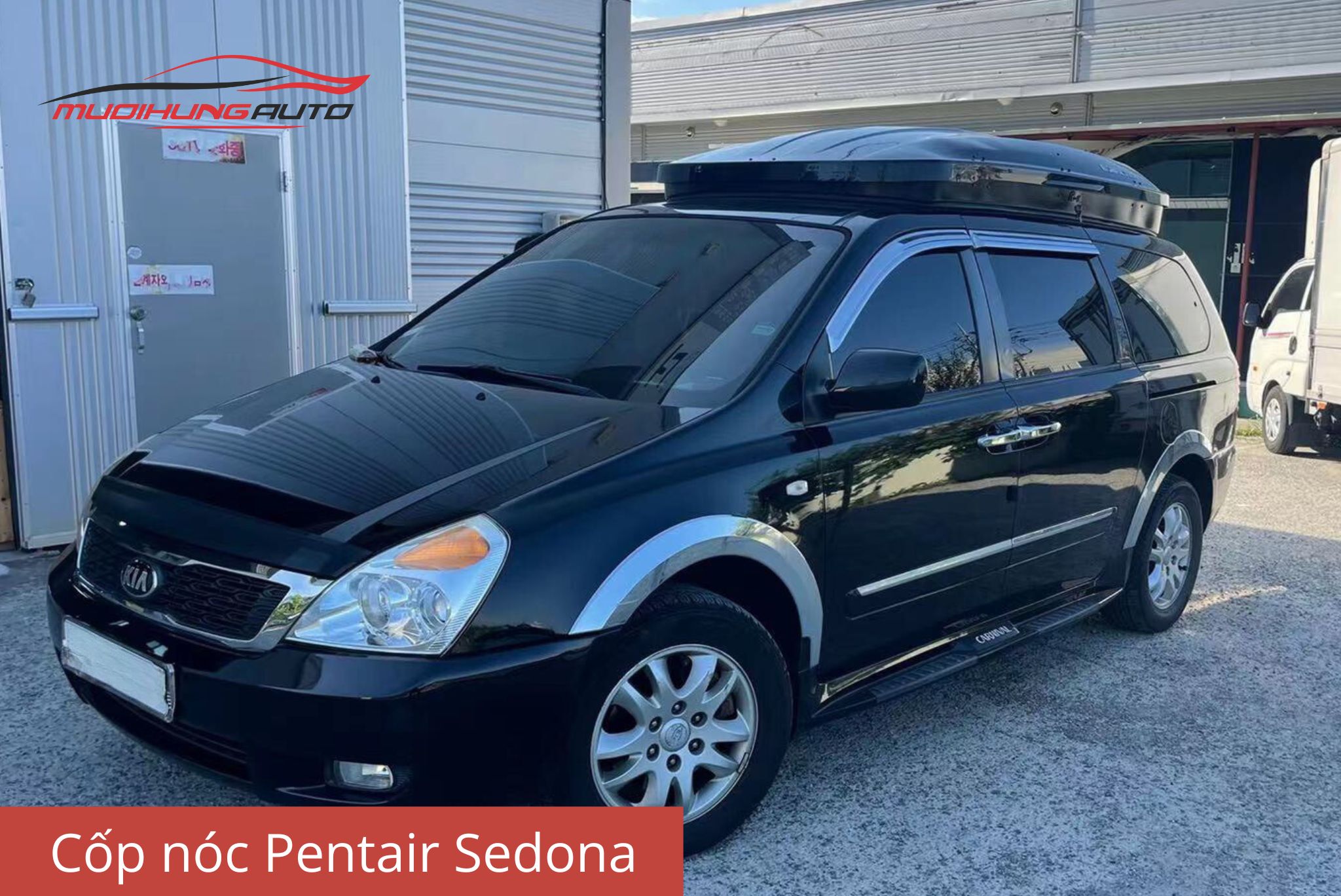 lắp thùng nóc xe ô tô Pentair 600L - mã PT5719