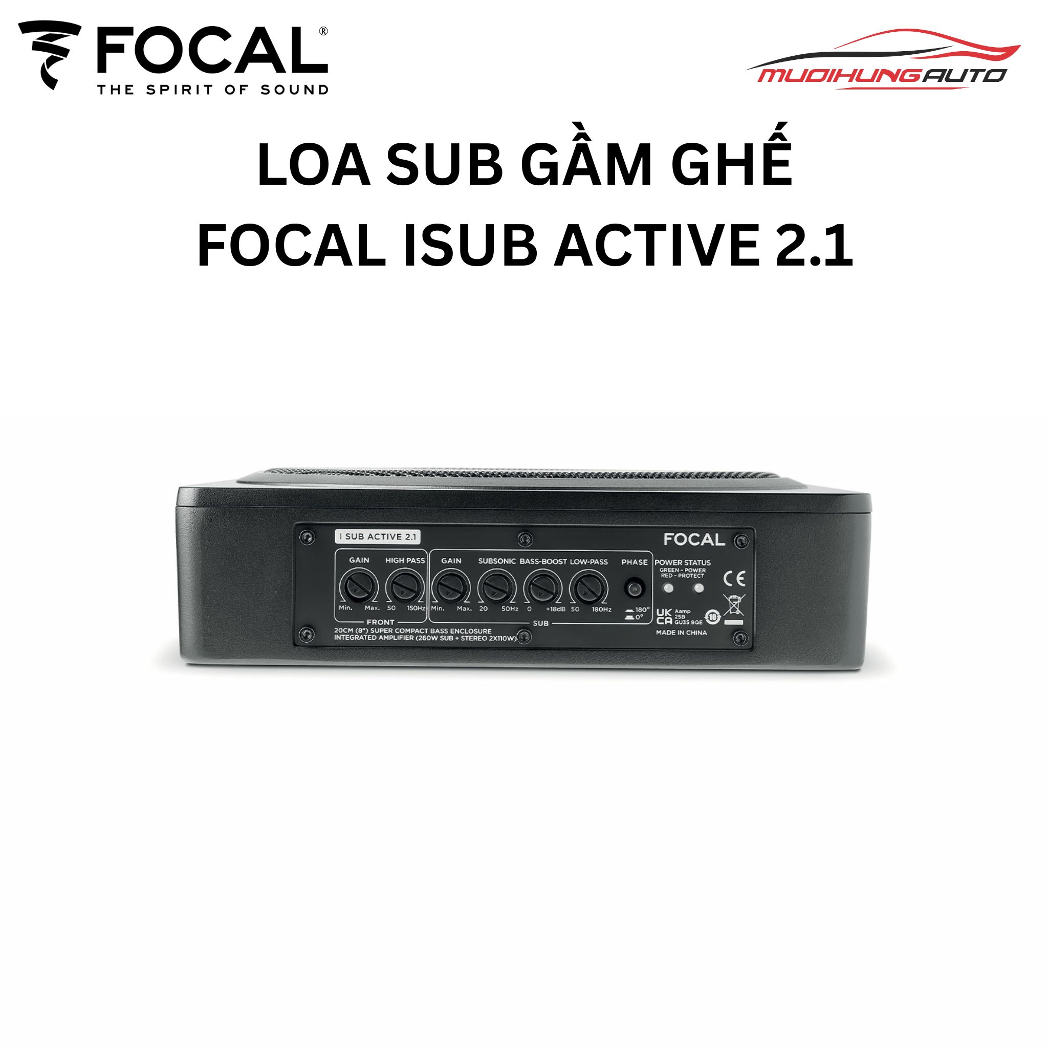 Loa sub Focal ISUB Active 2.1