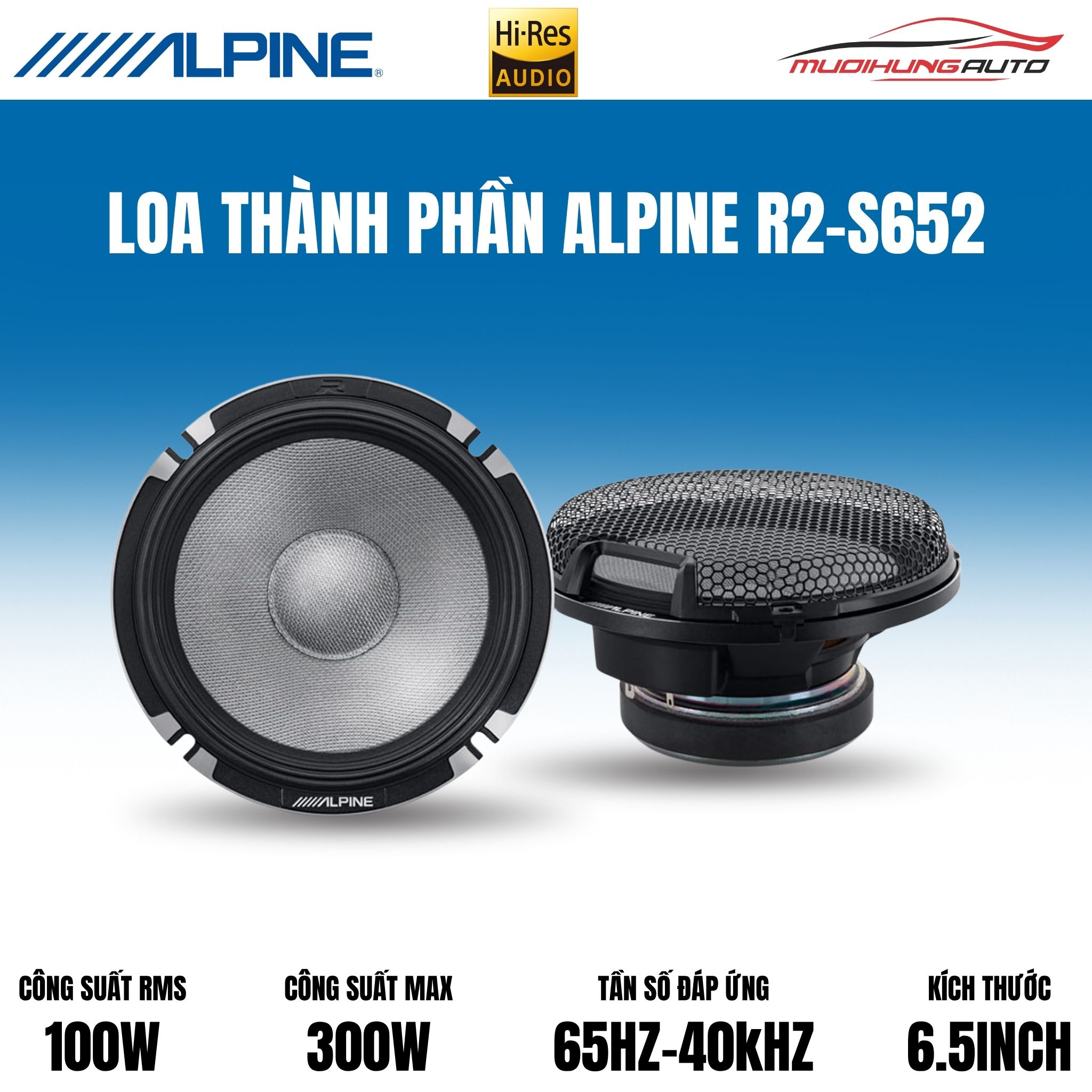 Loa thành phần Alpine R2-S652