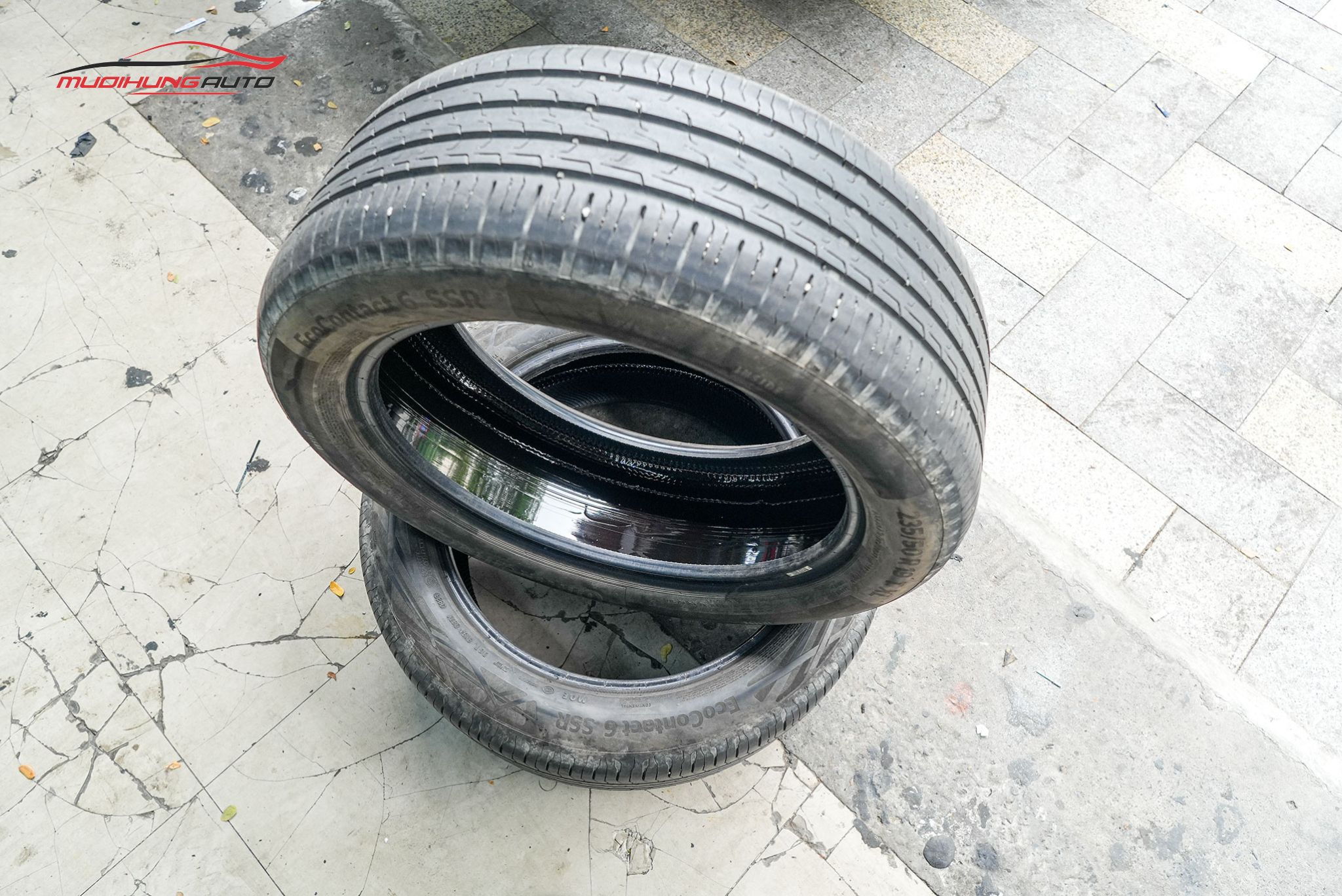 Lốp sau khi tráng hoàn tất