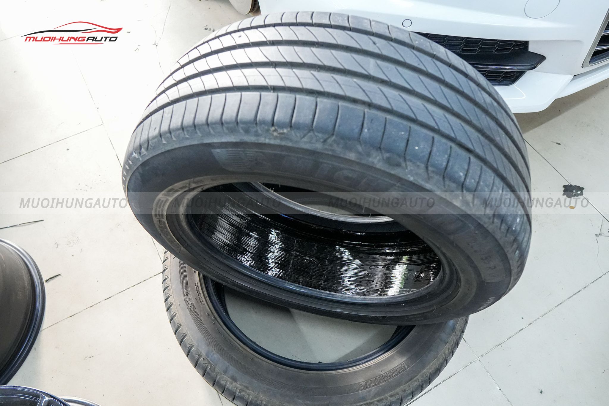 Lốp sau khi tráng hoàn tất