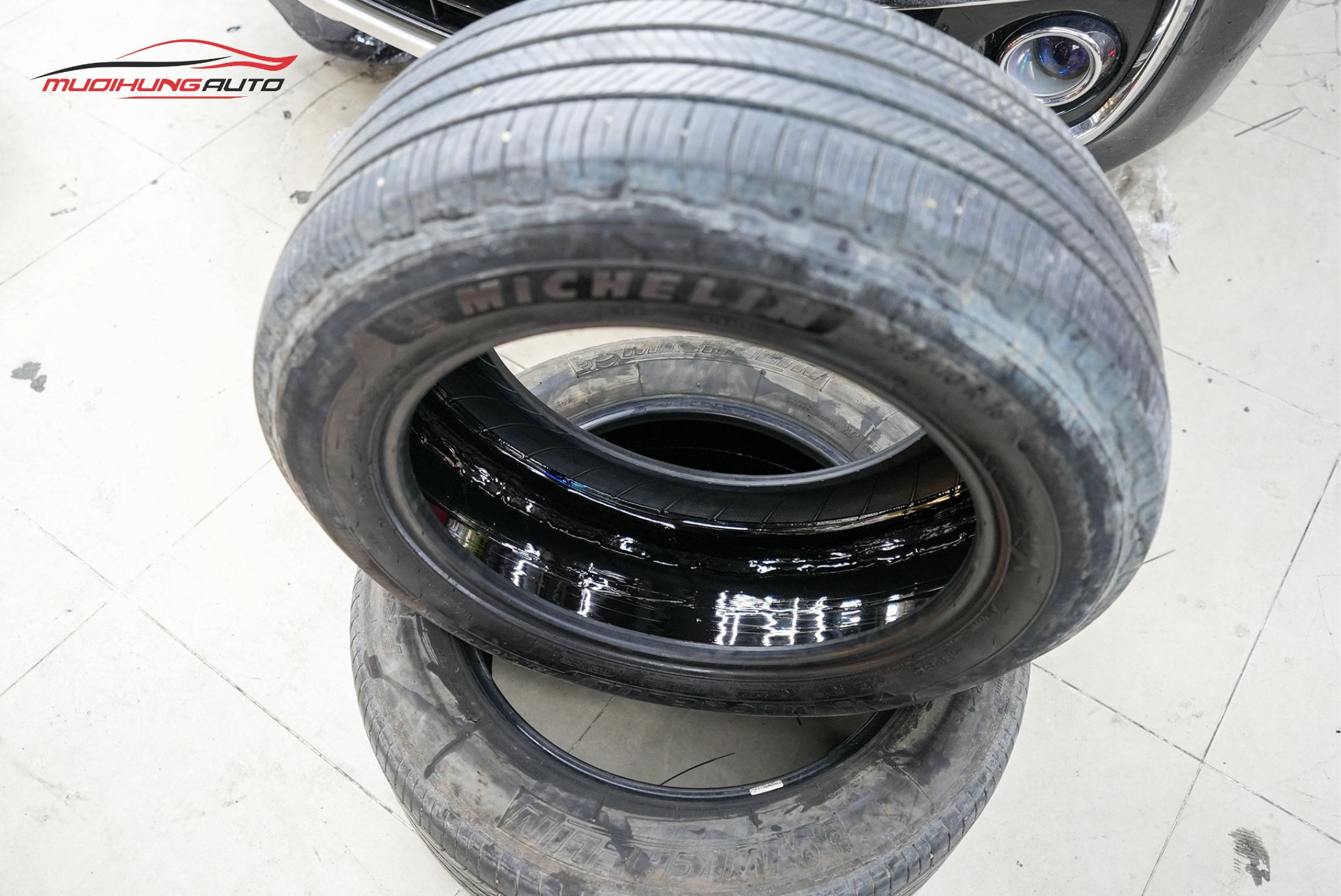 Lốp sau khi tráng hoàn tất