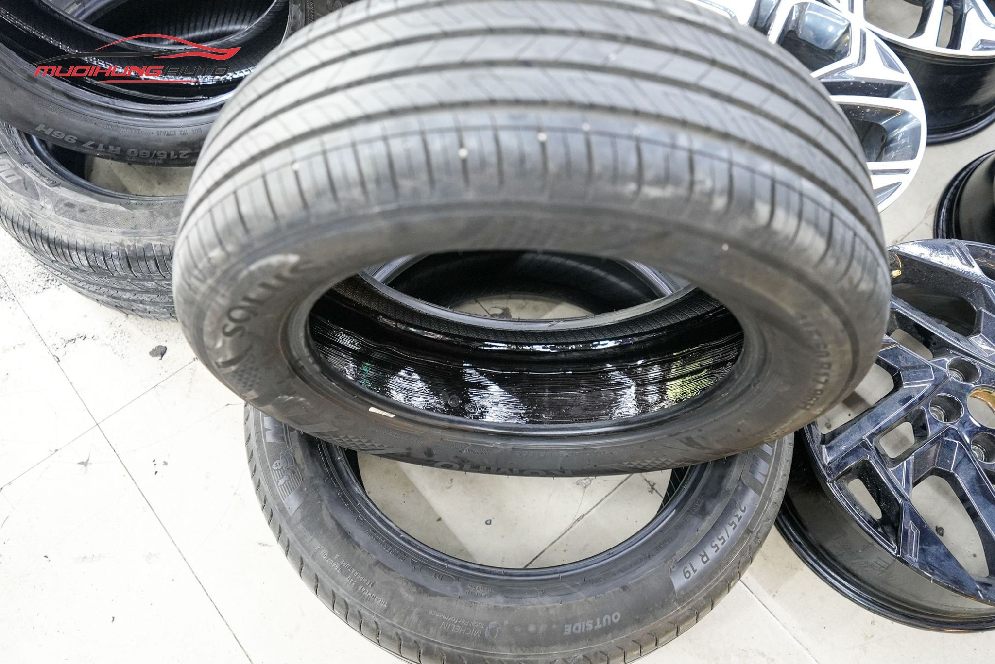 Lốp sau khi tráng hoàn tất