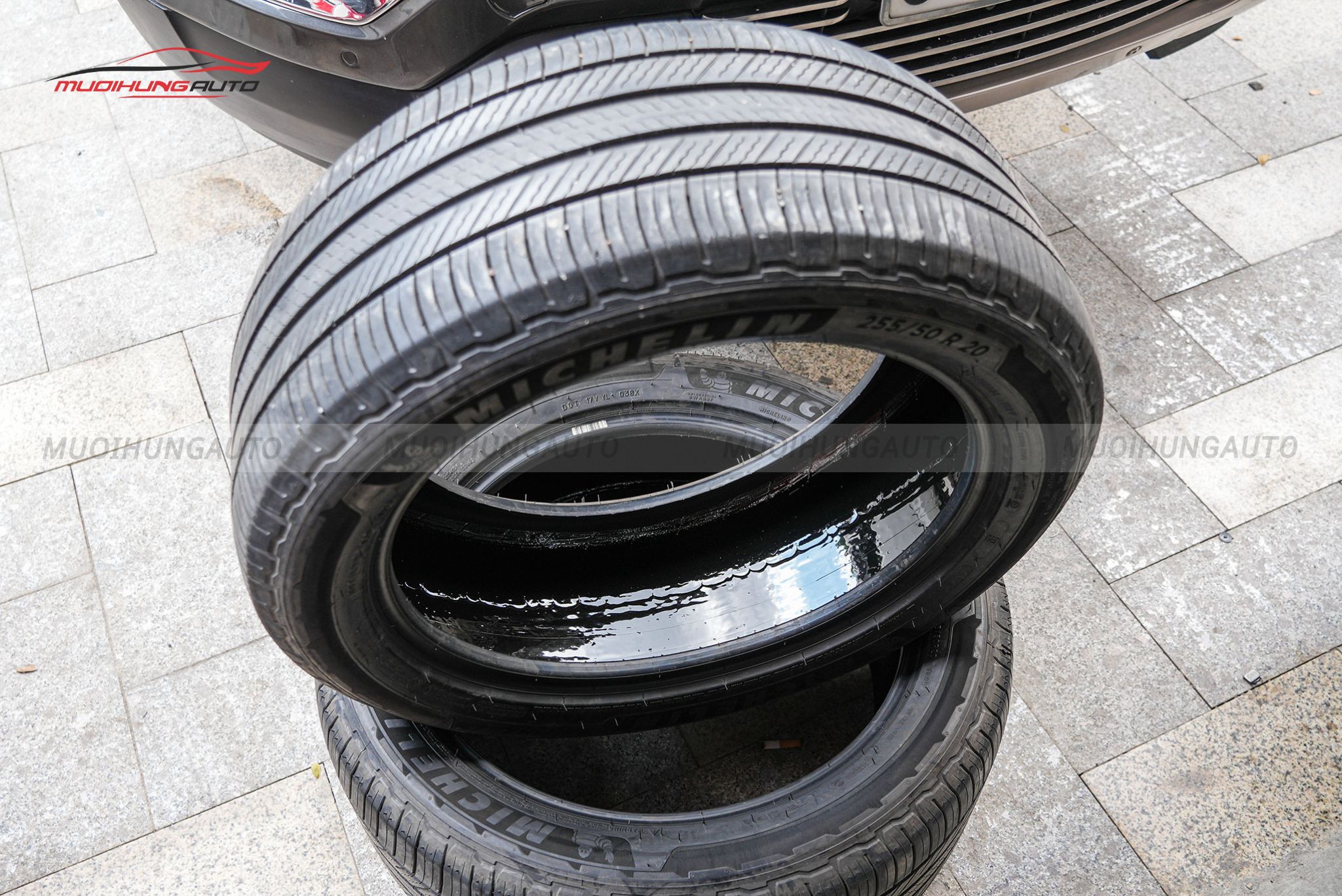 Lốp sau khi tráng hoàn tất