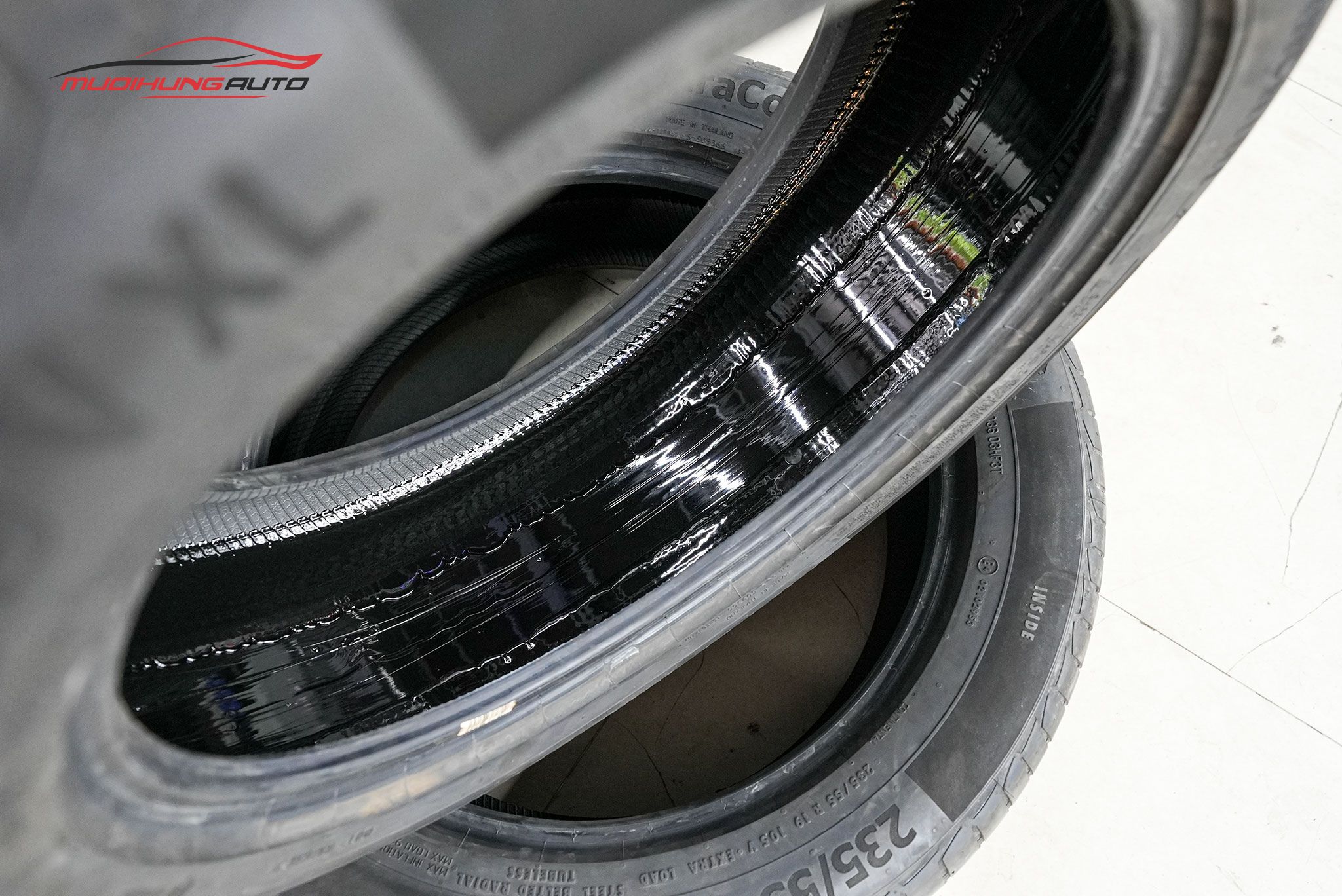 Lốp sau khi tráng hoàn tất