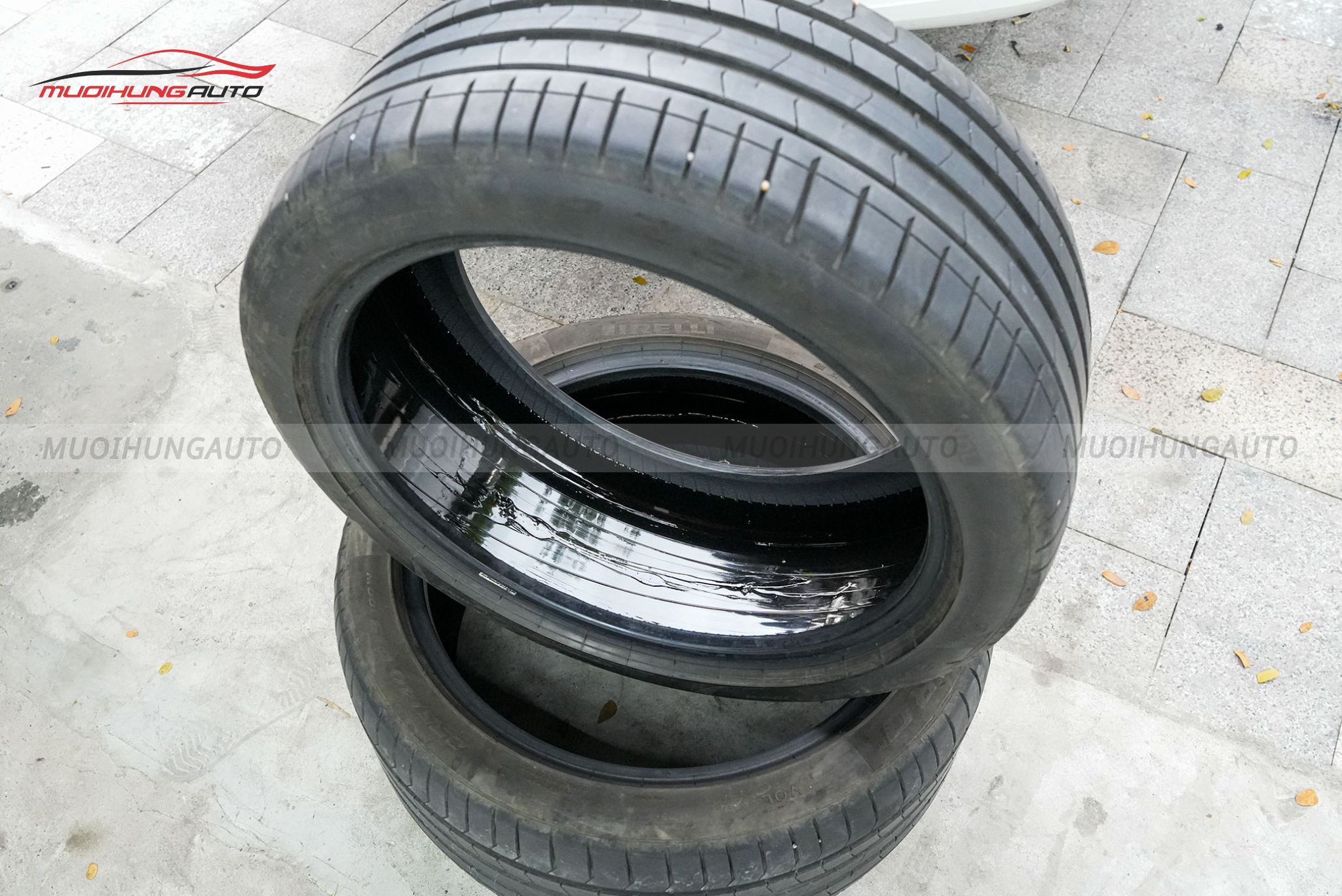 Lốp sau khi tráng hoàn tất