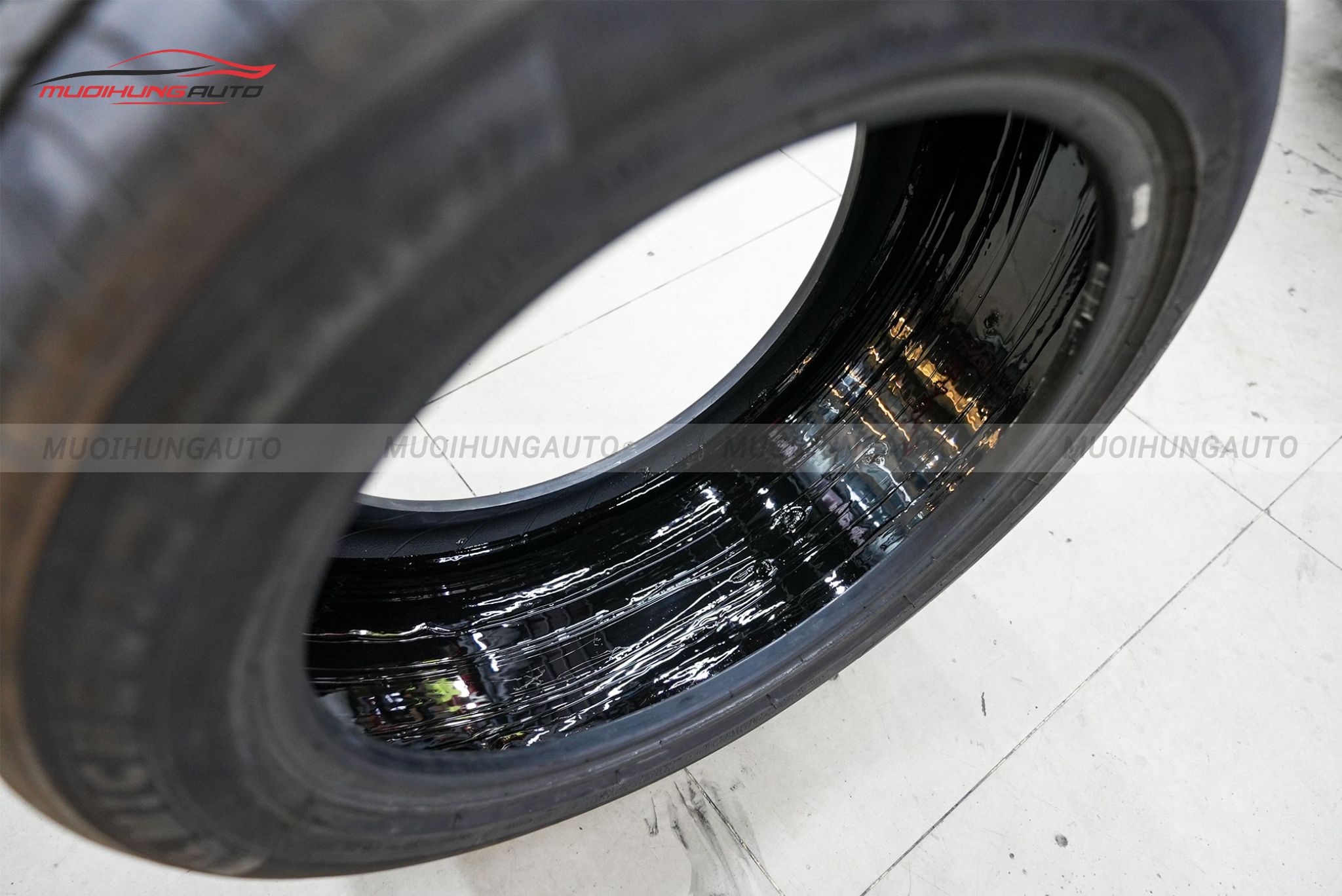 Lốp sau khi tráng hoàn tất