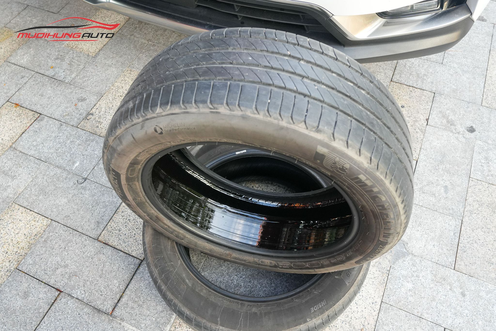 Lốp sau khi tráng hoàn tất