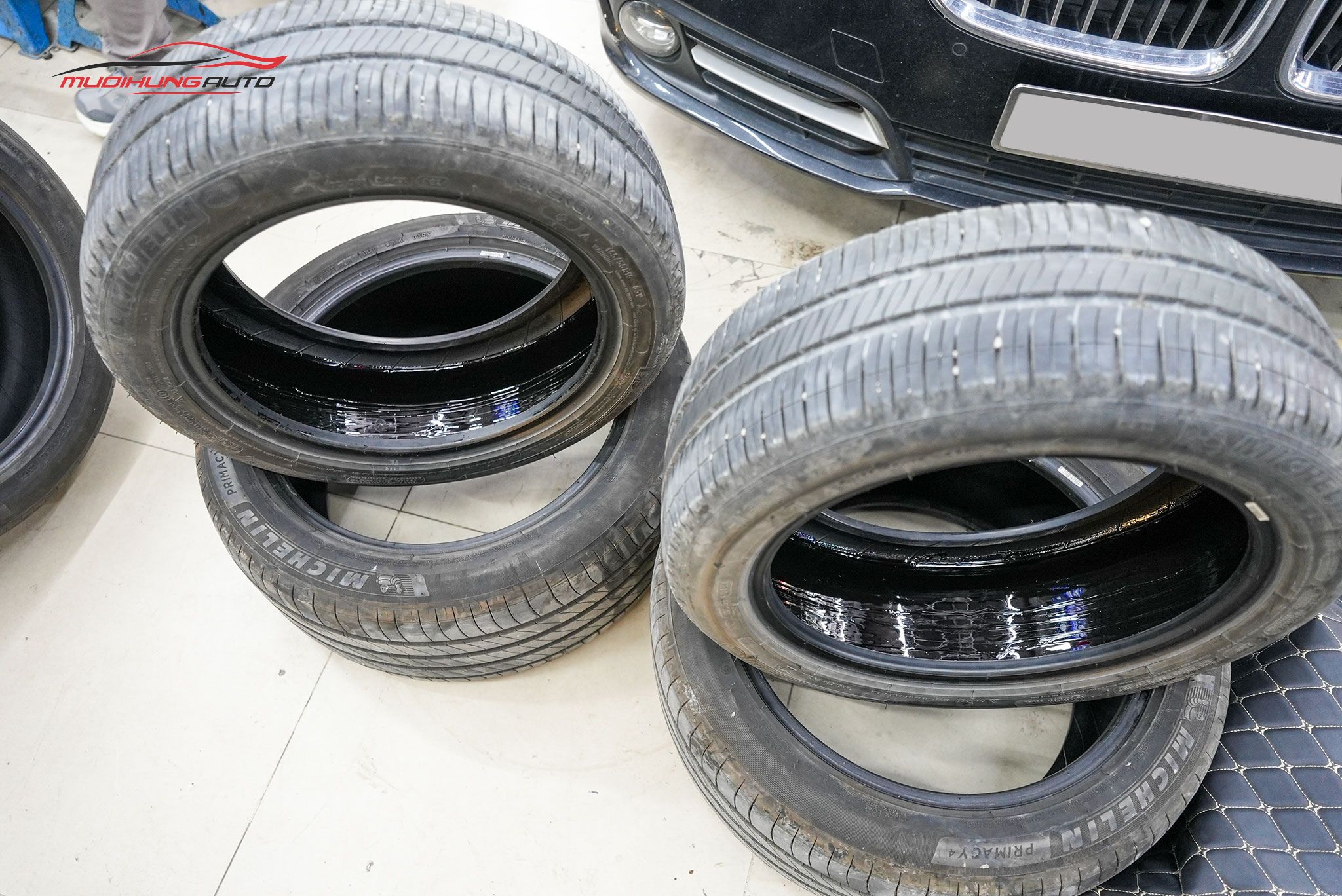 Lốp sau khi tráng hoàn tất