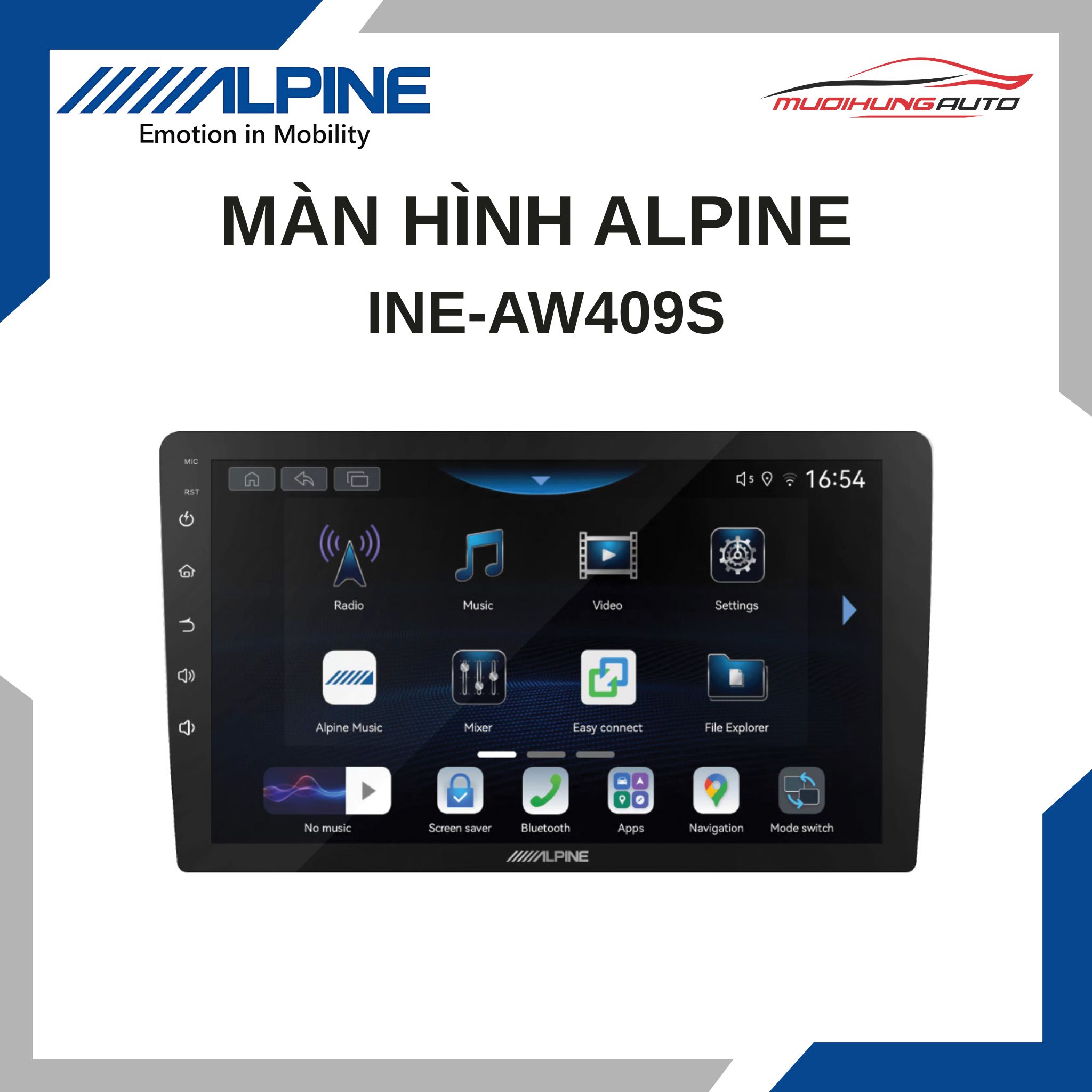 Màn hình Alpine INE-AW409S