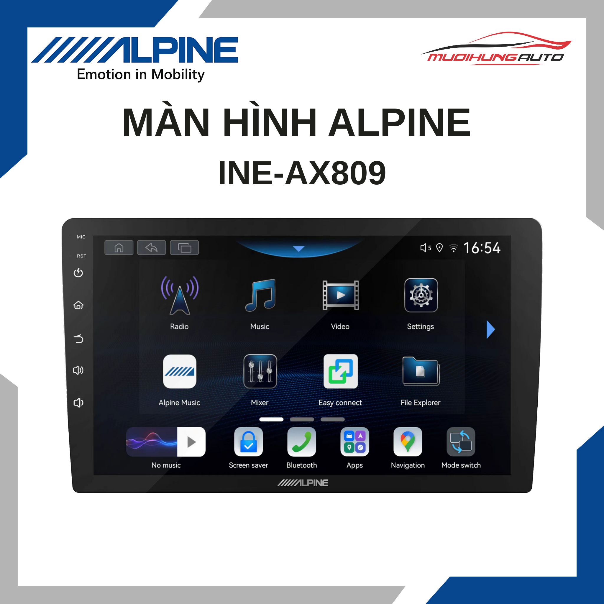 Màn hình Alpine INE-AX809
