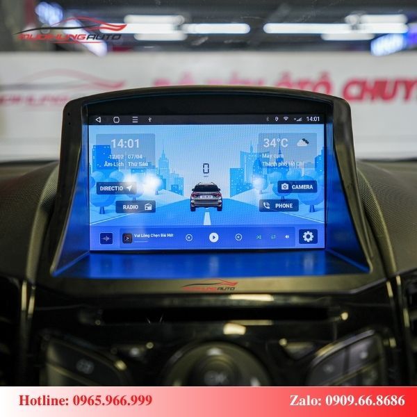 Màn hình android xe Ford Fiesta