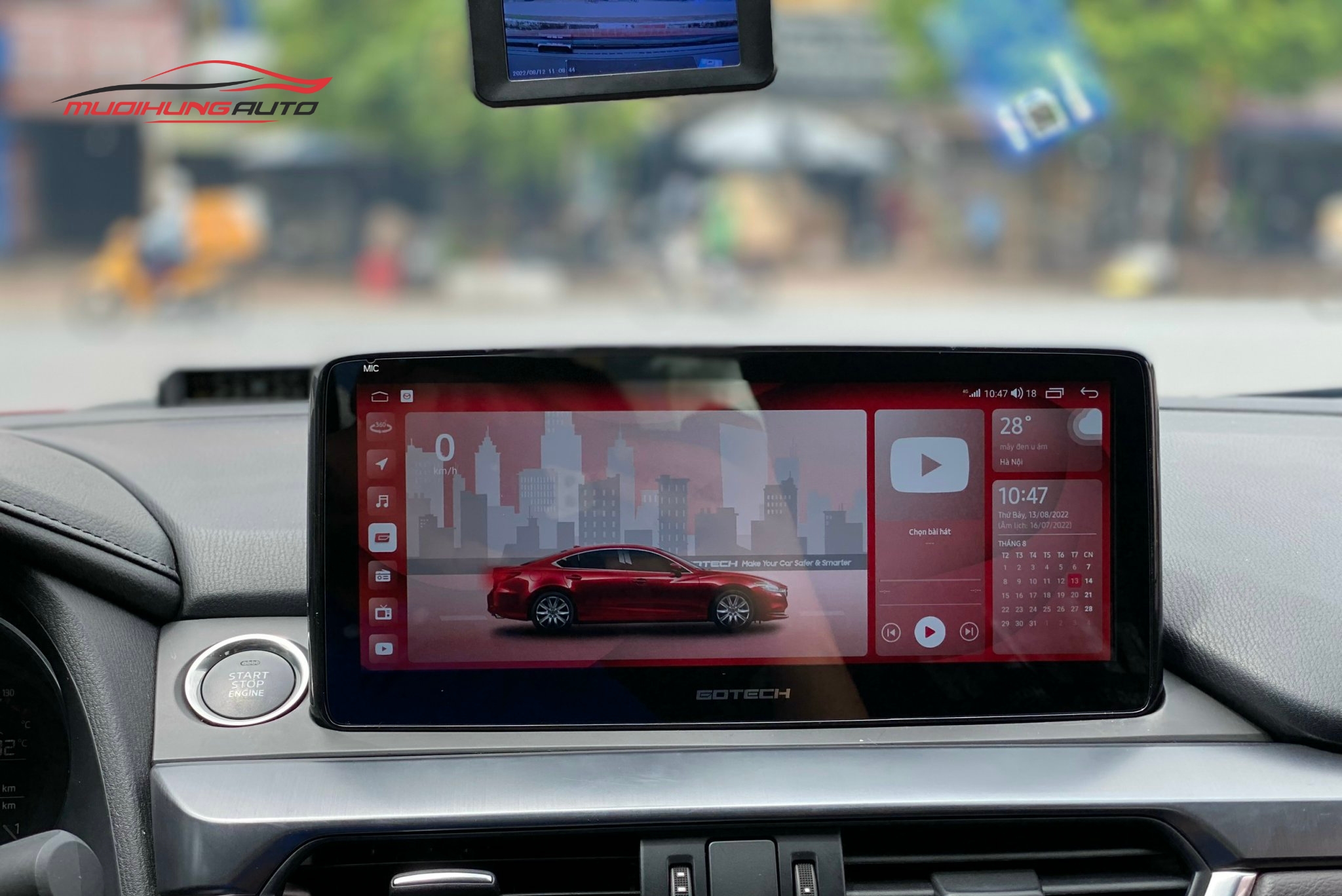 Màn hình android xe hơi Mazda 6 2017