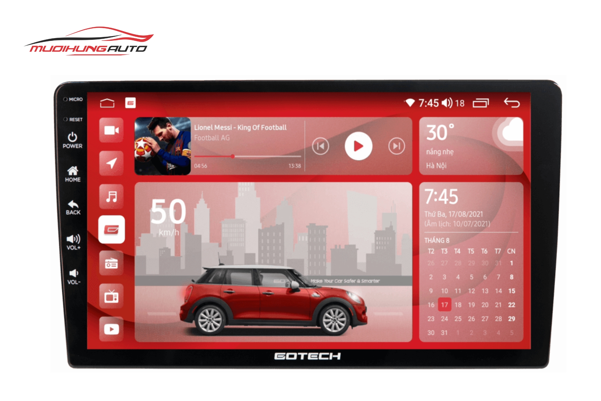 Màn hình Gotech cho xe Honda CR-V 2024