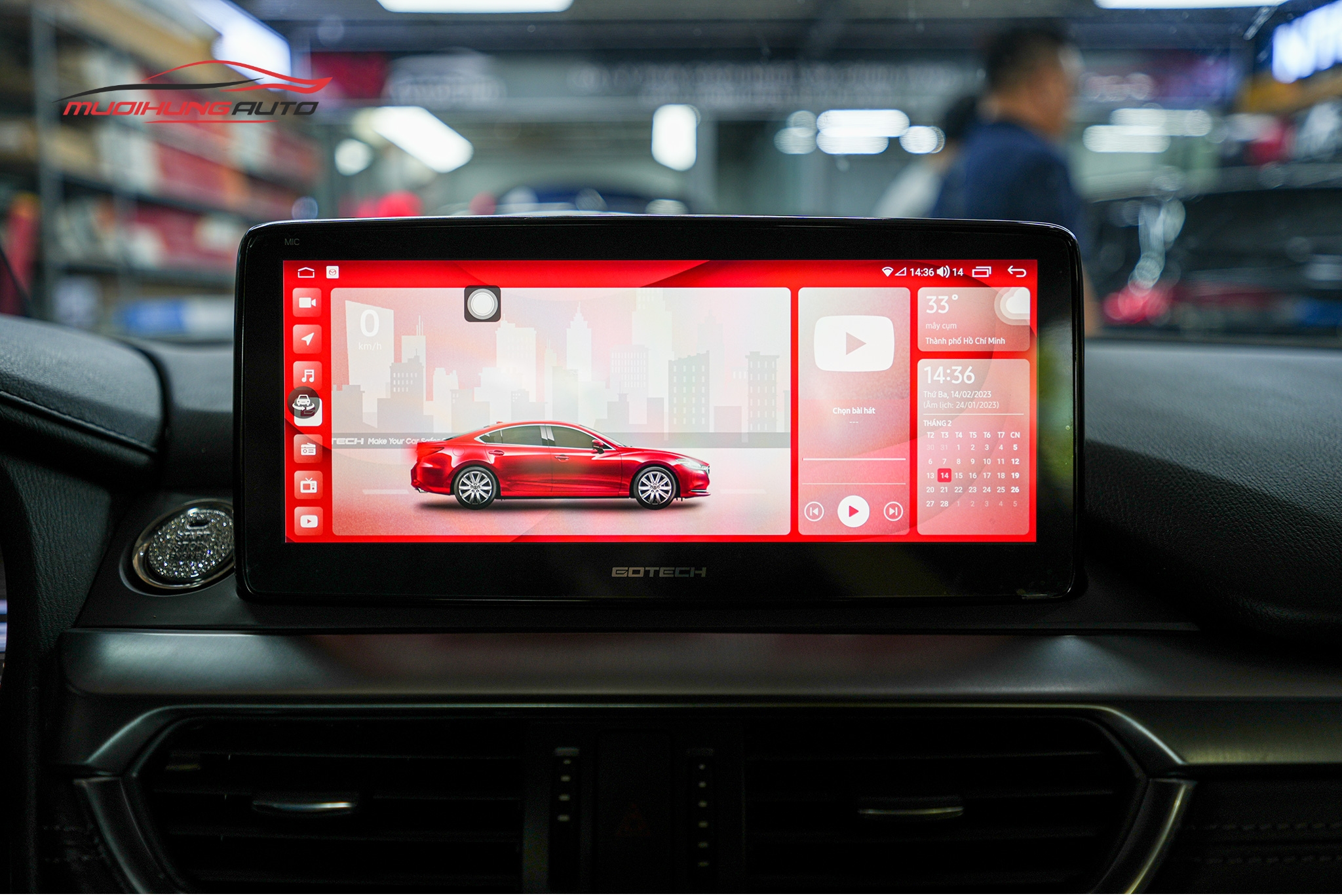 Màn hình Gotech cho xe Mazda 6 2017