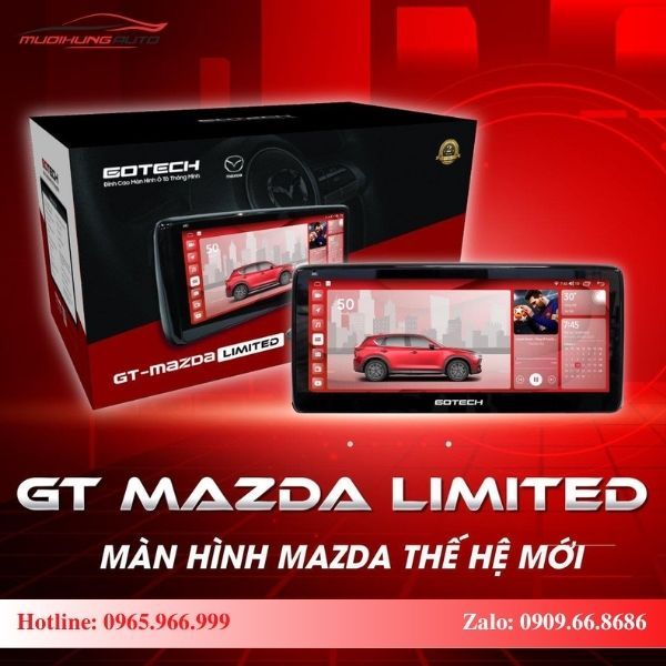 Màn hình Gotech GT Mazda Limited cao cấp