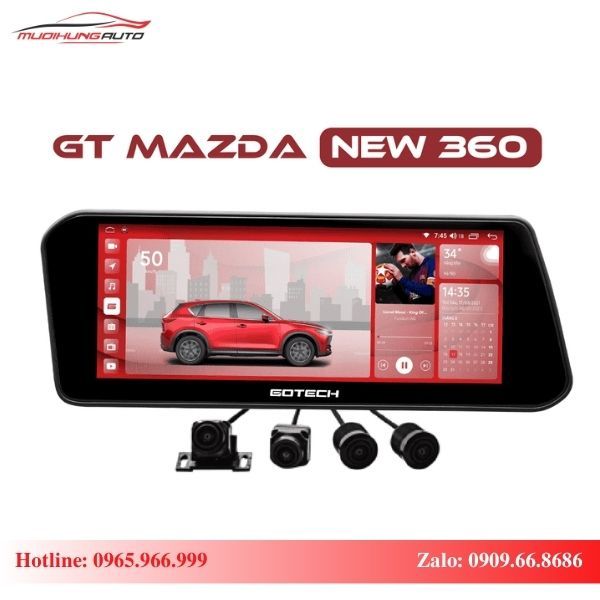 Màn hình Gotech GT Mazda New 360 chính hãng