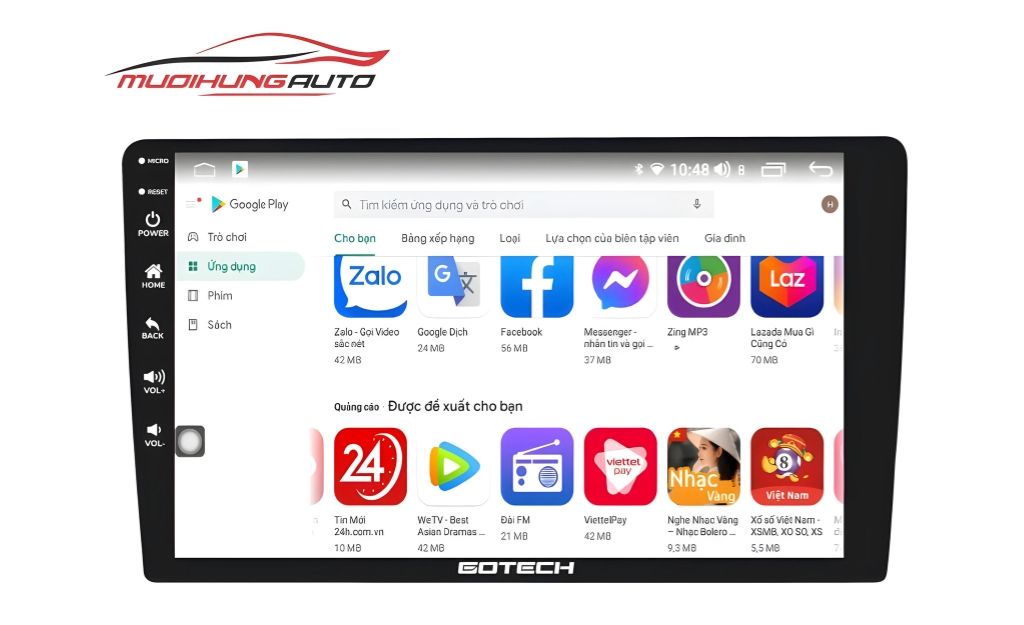 Màn hình ô tô GC6