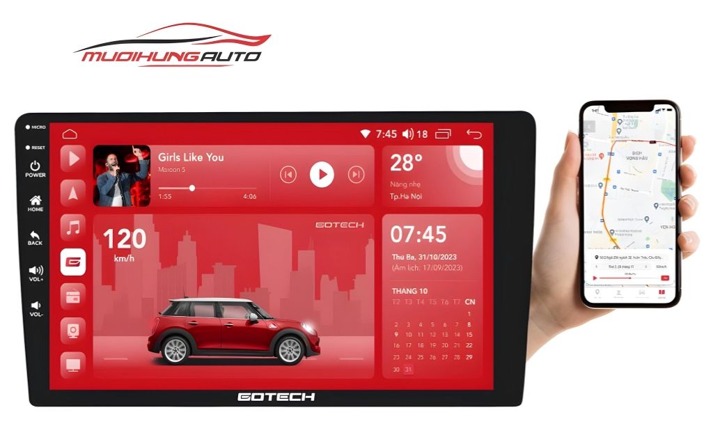 Màn hình ô tô thông minh Gotech GC6