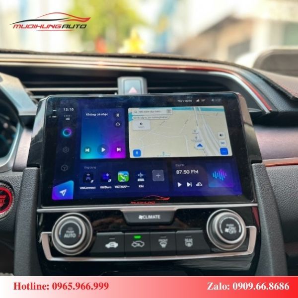 Màn hình Vietmap cho xe Honda Civic