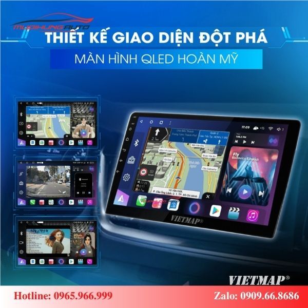 Màn hình Vietmap cho xe Toyota Altis