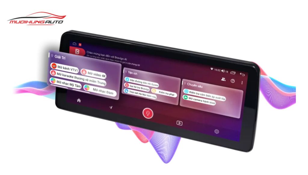 Màn hình xe hơi Bravigo Pro Tech 360 All In One