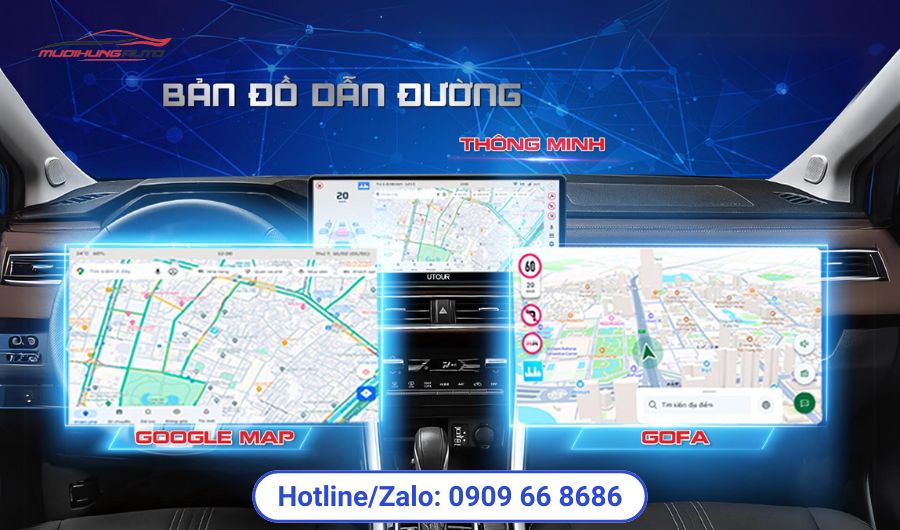 Màn hình xe hơi UTOUR AI ADAS US-i12