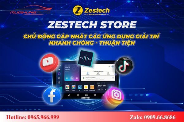 Màn hình Zestech ZX10 bản tiêu chuẩn