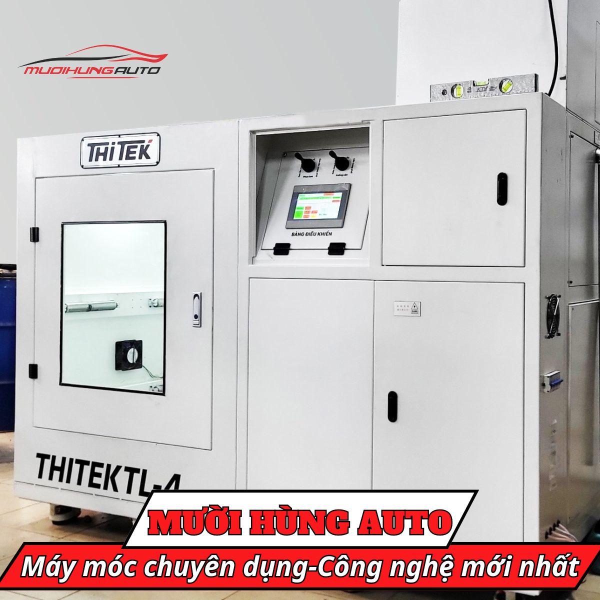 Mười Hùng Auto sử dụng máy móc chuyên dụng, công nghệ mới nhất