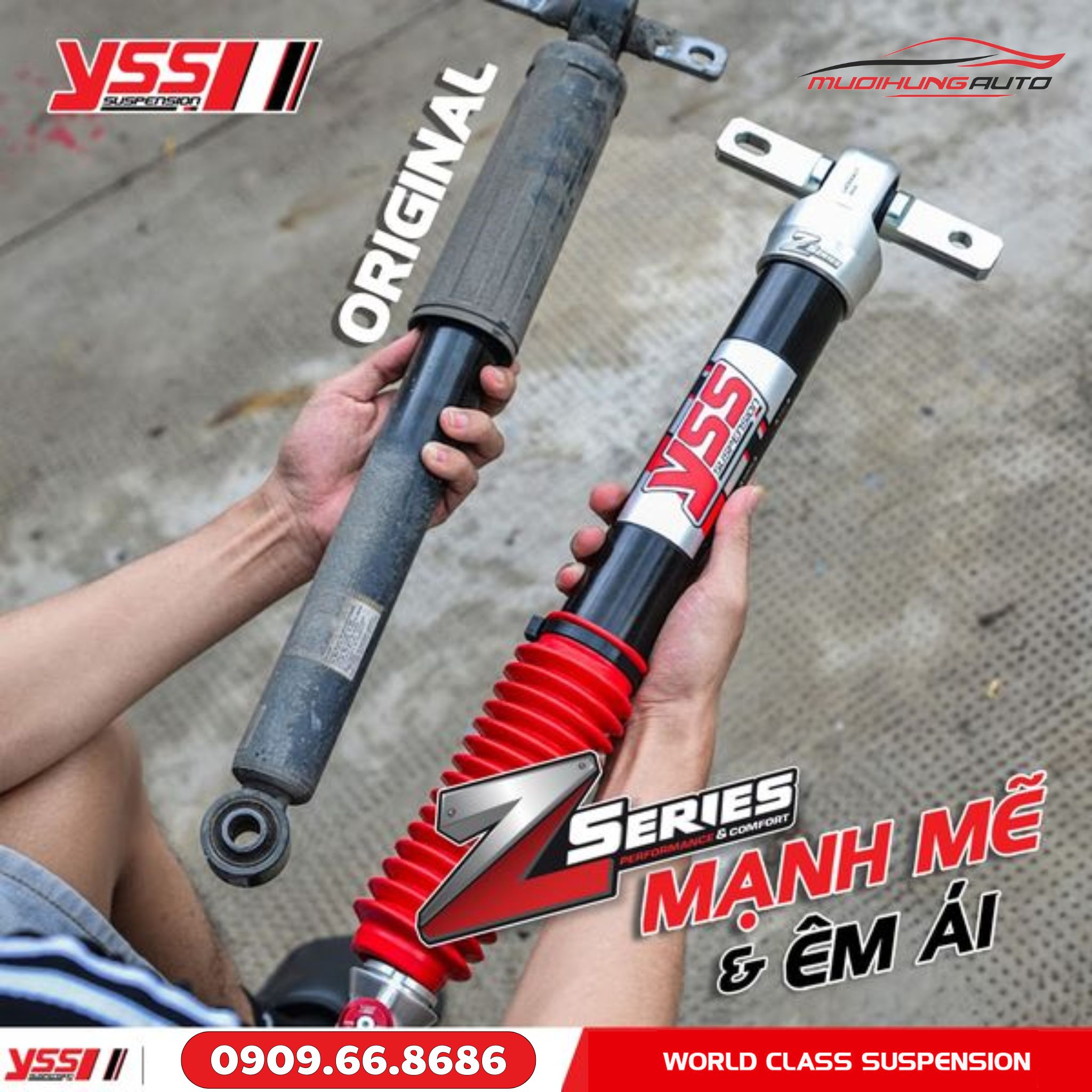 Phuộc ô tô YSS Z-SERIES Carnival NEW 2025