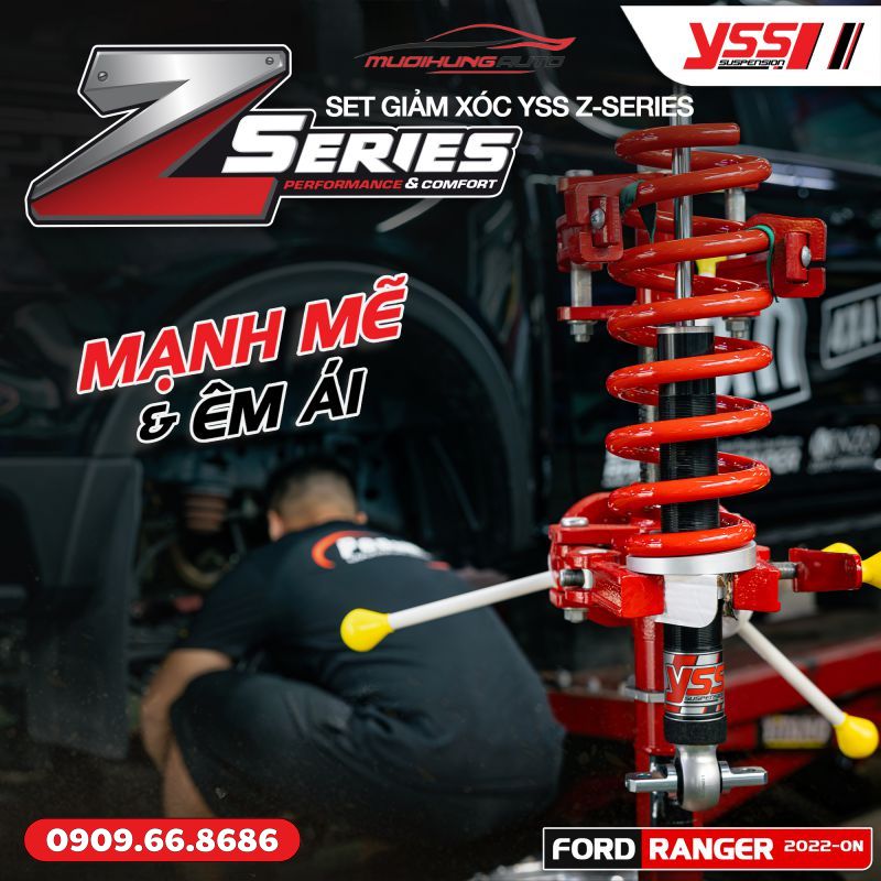 Phuộc ô tô YSS Z-Series Ranger Next - Gen 2022 - ON