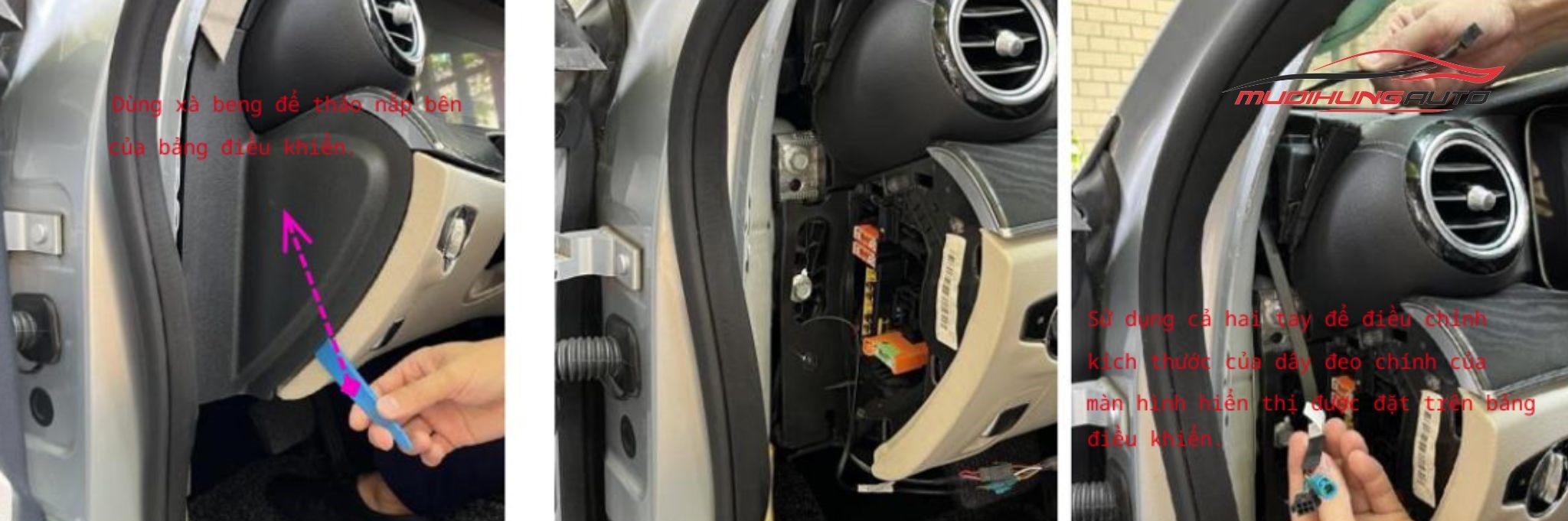 Sắp xếp dây nịt chính của màn hình