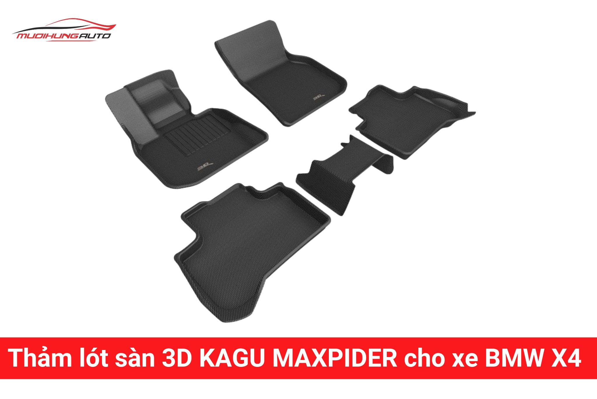 Thảm lót sàn 3D Kagu Maxpider cho xe BMW X4
