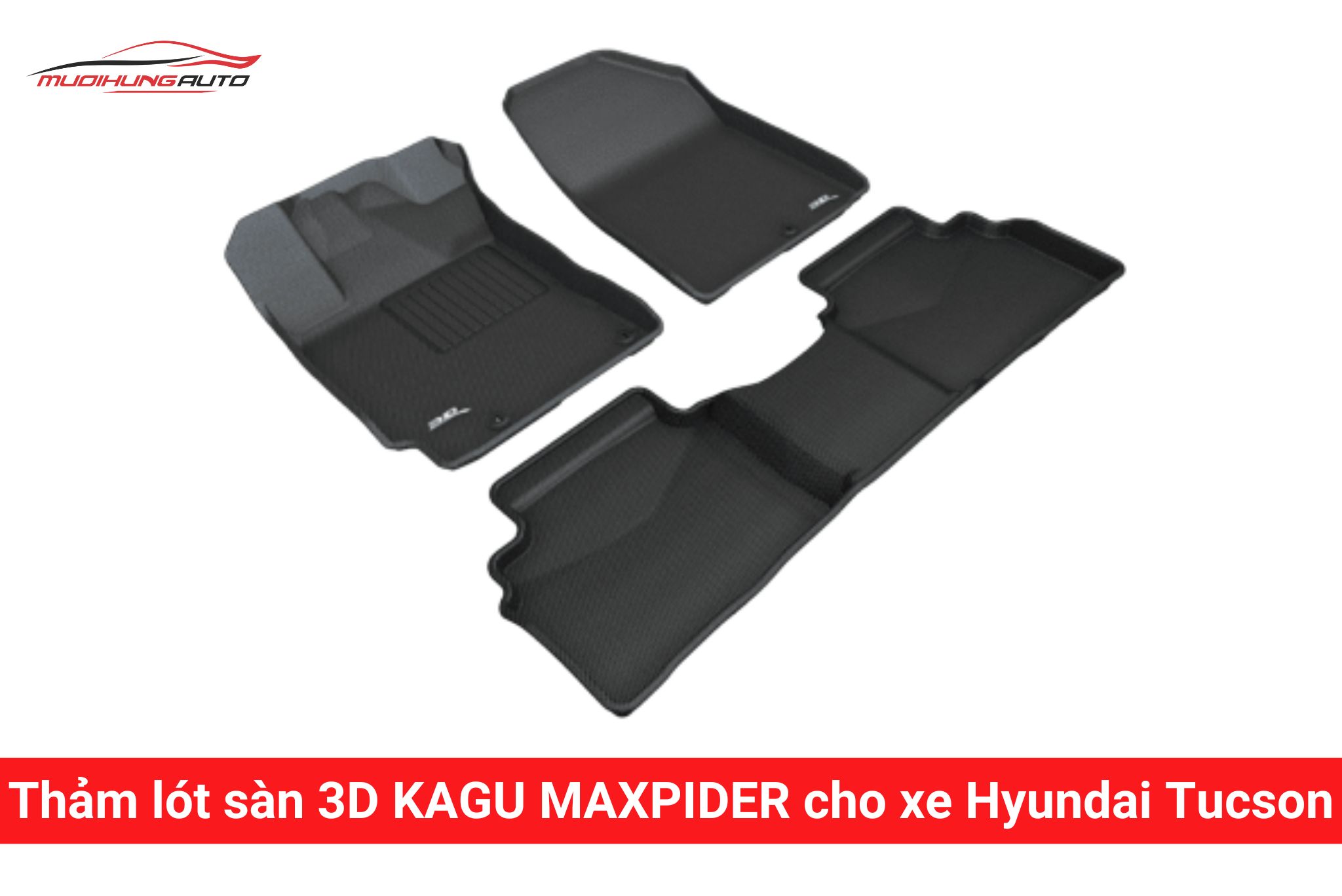 Thảm lót sàn 3D Kagu Maxpider cho xe Hyundai Tucson