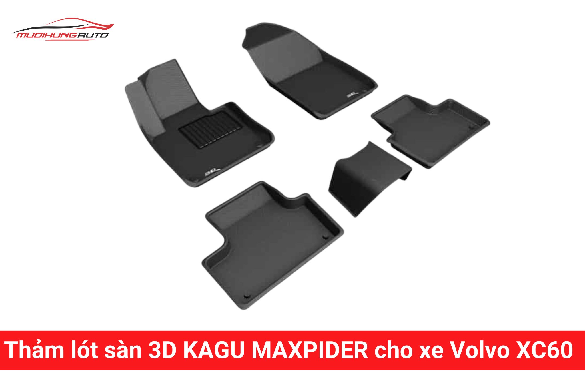 Thảm lót sàn 3D Kagu Maxpider cho xe Volvo XC60