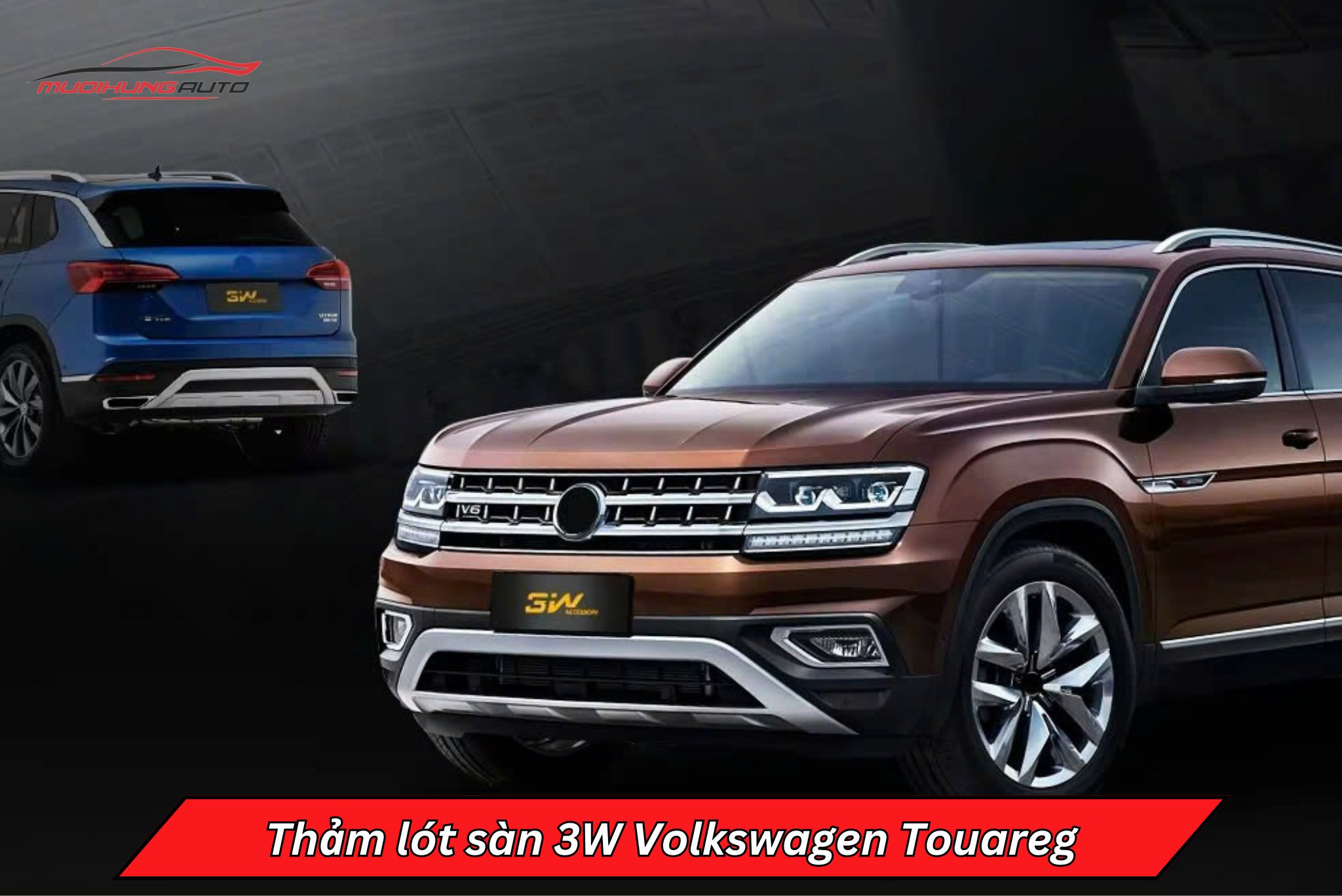 Thảm lót sàn 3W cho Volkswagen Touareg