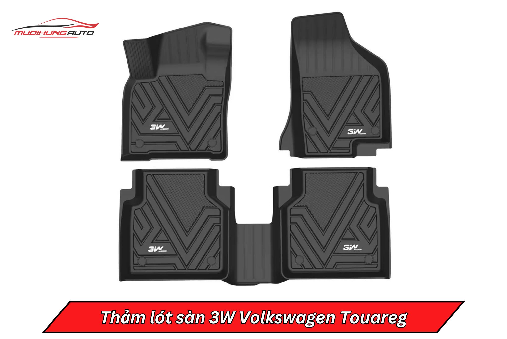 Thảm lót sàn 3W cho ô tô Volkswagen Touareg