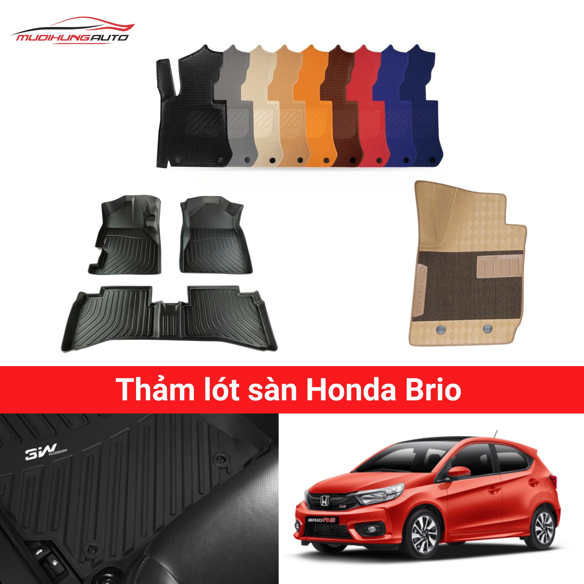 Thảm lót sàn Honda Brio
