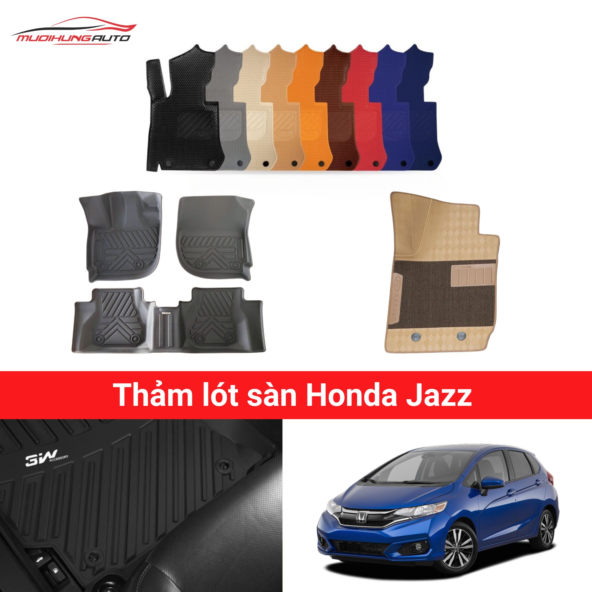 Thảm lót sàn Honda Jazz