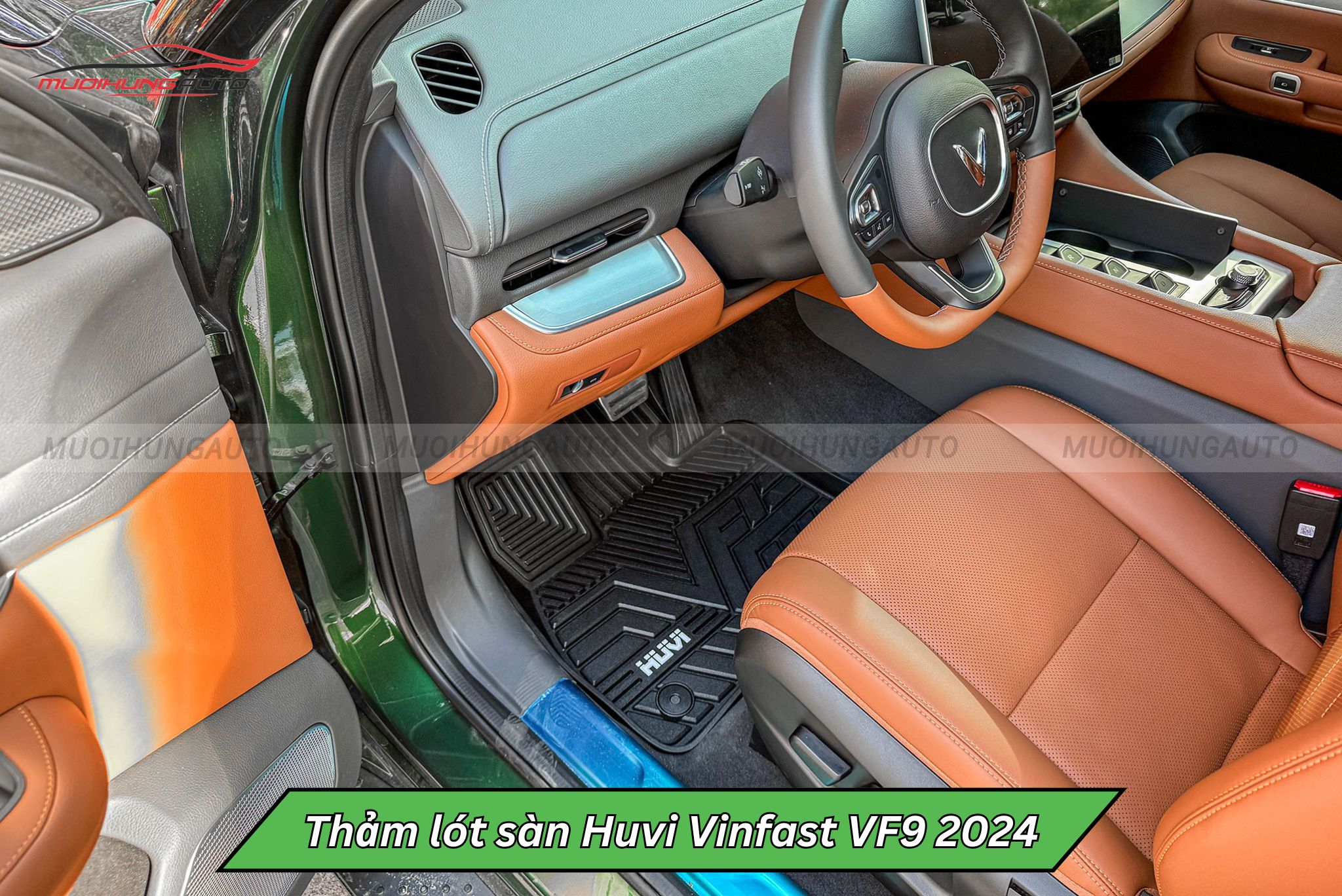 Thảm lót sàn Huvi Vinfast VF9 2024