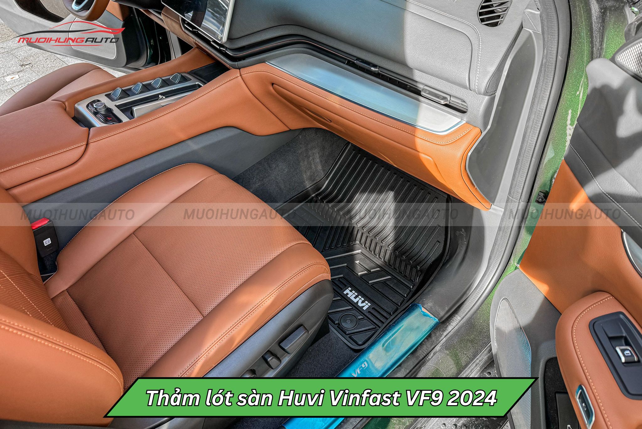 Thảm lót sàn Huvi xe Vinfast VF9 2024