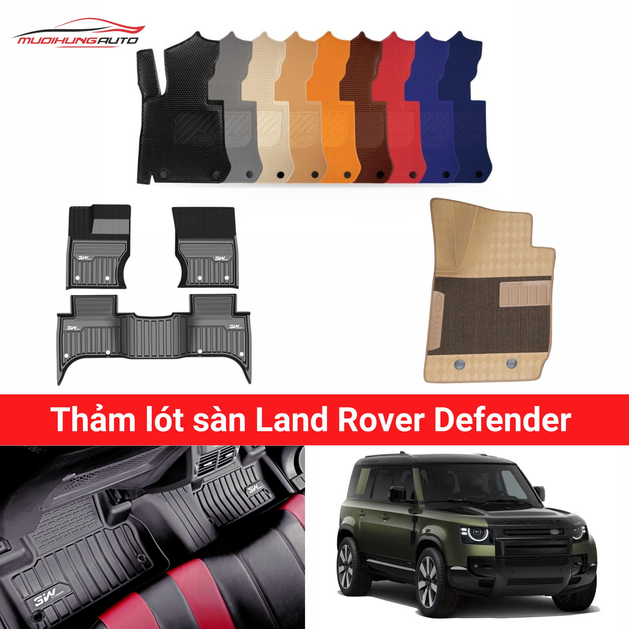 Thảm lót sàn Land Rover Defender