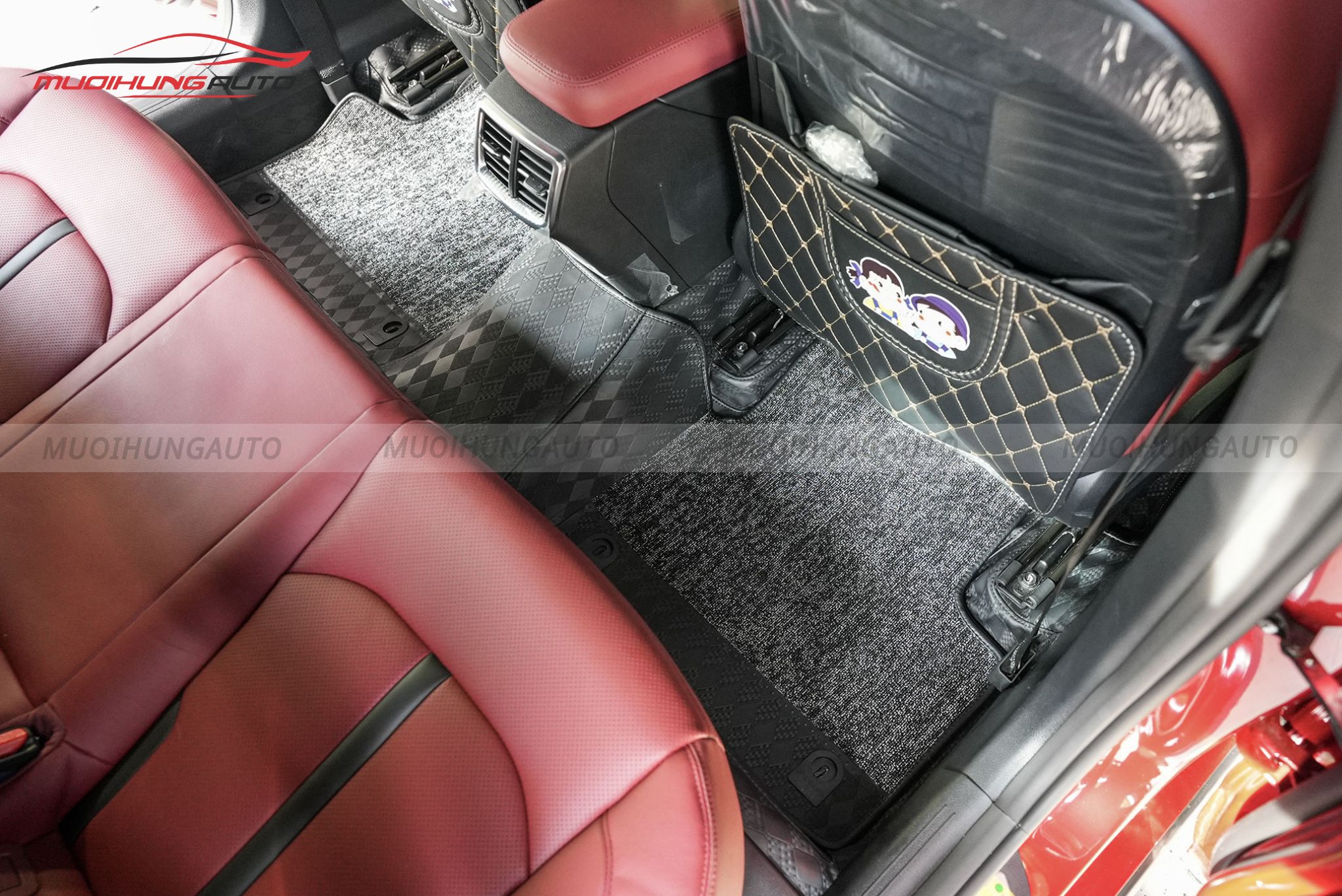 Thảm lót sàn Lavor cho ô tô Vinfast Minio Green