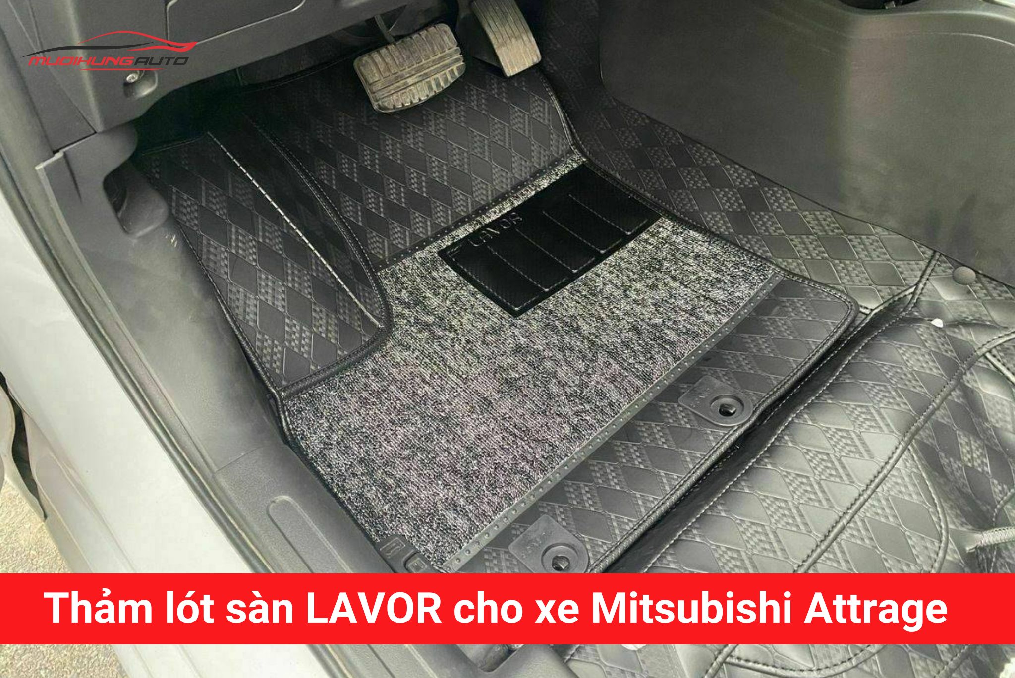 Thảm lót sàn Lavor cho xe Mitsubishi Attrage